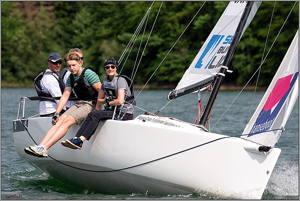 J70 - WOODLAND, 12.06.2021 Segelboot; Segeln; Woodland; Spinnaker; J70; Sorpesee; Sauerland